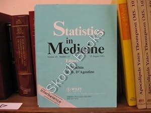 Bild des Verkufers fr Statistics in Medicine; Volume 20, Number 15, 15 August 2001 zum Verkauf von PsychoBabel & Skoob Books