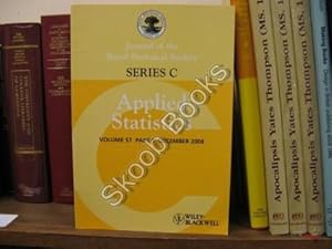 Seller image for Journal of the Royal Statistical Society: Series C: Applied Statistics: Volume 57, Part 5, December 2008 for sale by PsychoBabel & Skoob Books