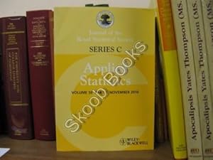 Image du vendeur pour Journal of the Royal Statistical Society: Series C: Applied Statistics: Volume 59, Part 5, November 2010 mis en vente par PsychoBabel & Skoob Books