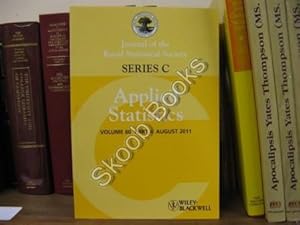 Seller image for Journal of the Royal Statistical Society: Series C: Applied Statistics: Volume 60, Part 4, August 2011 for sale by PsychoBabel & Skoob Books