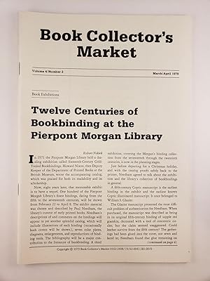 Bild des Verkufers fr Book Collector's Market, Vol 4, No.2, March/April, 1979 zum Verkauf von WellRead Books A.B.A.A.