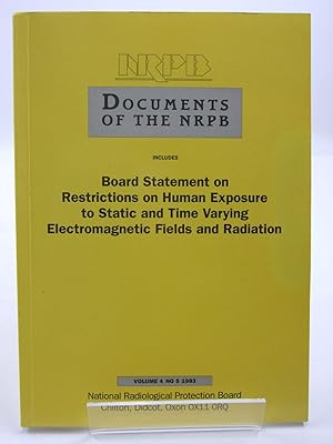 Bild des Verkufers fr DOCUMENTS OF THE NRPB VOLUME 4 NO 5 1993 zum Verkauf von Stella & Rose's Books, PBFA