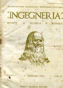 INGEGNERIA, rivista tecnica mensile - 1924 - annata completa di 12 numeri, Milano, Hoepli Ulrico,...