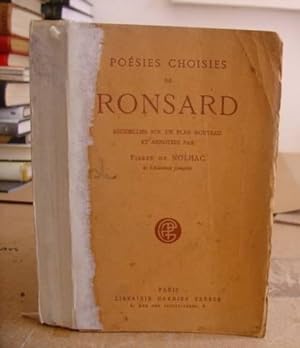 Imagen del vendedor de Posies Choisies De Ronsard Recueillies Sur Un Plan Nouveau Et Annotes a la venta por Eastleach Books