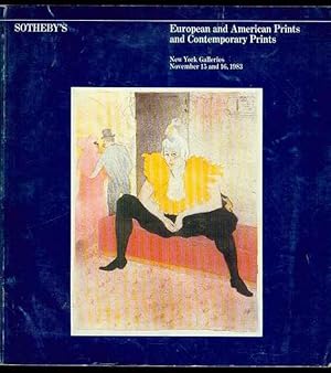 European and American Prints and Contemporary Prints (November 15 and 16, 1983)