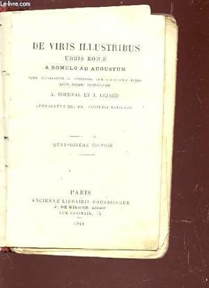 Bild des Verkufers fr DE VIRIS ILLUSTRIBUS , URBIS ROMAE A ROMULO AD AUGUSTUM / 14e EDITION. zum Verkauf von Le-Livre