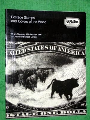Postage Stamps and Covers of The World. October 1998 Phillips Auction Catalogue. Catalog.