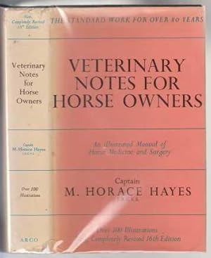 Bild des Verkufers fr Veterinary Notes for Horse Owners A Manual of Horse Medicine and Surgery zum Verkauf von HORSE BOOKS PLUS LLC