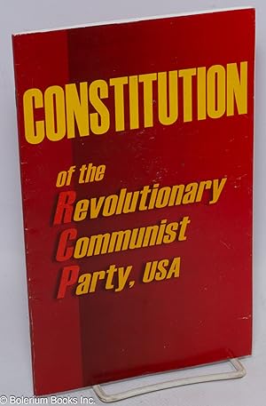 Constitution of the Revolutionary Communist Party, USA