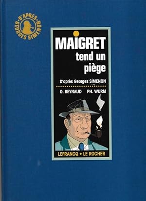 Imagen del vendedor de Maigret tend un pige. ( Tirage unique  250 exemplaires numrots, du tirage de tte, signs par les auteurs, ralis dans le cadre de l'exposition, Lige 1993, Tout Simenon ). a la venta por Librairie Victor Sevilla