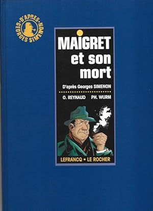 Imagen del vendedor de Maigret et son mort. ( Un des 500 exemplaires numrots, du tirage de tte, signs par les auteurs, celui est un exemplaire d'auteur, not " E.A " ). a la venta por Librairie Victor Sevilla