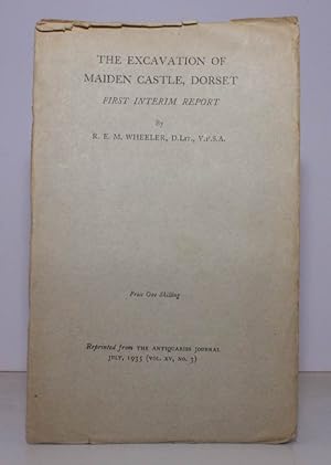 Imagen del vendedor de The Excavation of Maiden Castle, Dorset. First Interim Report. BRIGHT, CRISP COPY a la venta por Island Books