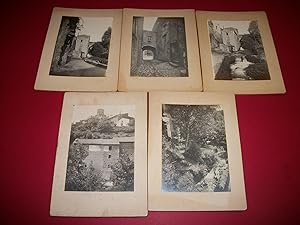 Cinq [5] Photographies Anciennes et Originales sur Royat. [Puy-de-Dôme - Auvergne]. Fin 19ème siè...