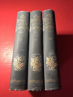 Boswell's Life of Johnson 3 Volumes (six volumes in Three)