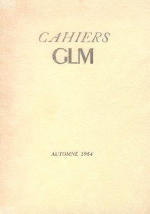 Cahiers GLM Automne 1954