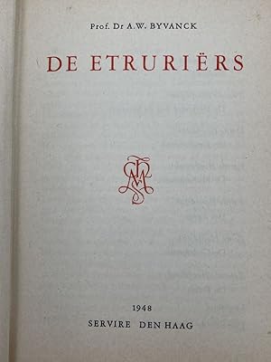 Immagine del venditore per De Etruriers venduto da LIBRAIRIE GIL-ARTGIL SARL