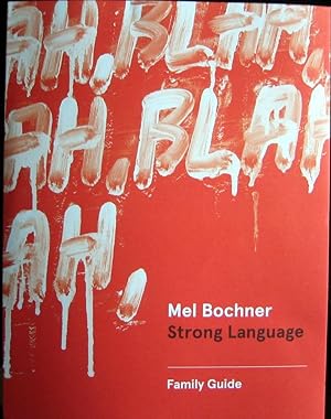Seller image for Strong Language (exhibtion announcement for Mel Bochner) for sale by DR Fine Arts