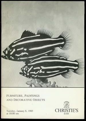 Bild des Verkufers fr Furniture, Paintings and Decorative Objects (Tuesday, January 8, 1985) zum Verkauf von Bookmarc's