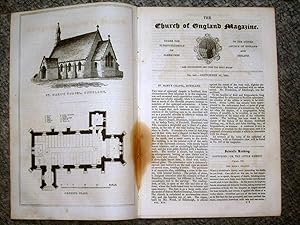 Immagine del venditore per The Church of England Magazine No 546, 30 September 1845. St Mary's Chapel, Dunblane. venduto da Tony Hutchinson