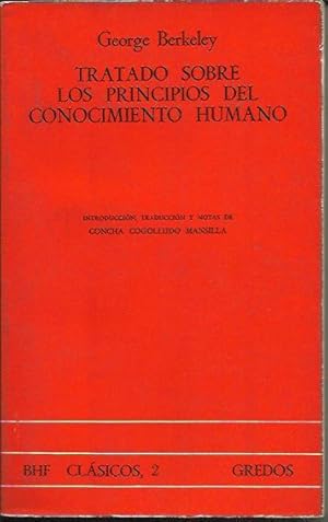 Seller image for Tratado sobre los principios del conocimiento humano for sale by Livro Ibero Americano Ltda