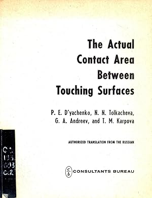 Actual Contact Area Between Touching Surfaces