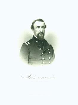 Engraved Portrait of Brig. Gen. John McNeil.
