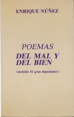 Image du vendeur pour POEMAS DEL MAL Y DEL BIEN mis en vente par Librera Vobiscum