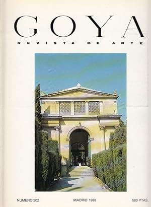 Imagen del vendedor de GOYA, REVISTA DE ARTE. N 202 a la venta por Librera Vobiscum