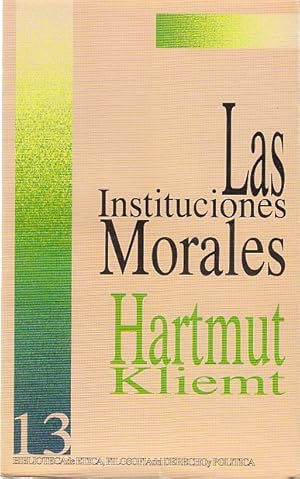 Image du vendeur pour LAS INSTITUCIONES MORALES mis en vente par Librera Vobiscum