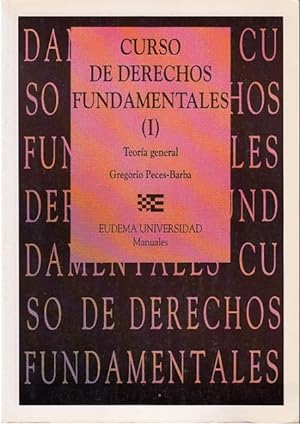 Seller image for CURSO DE DERECHOS FUNDAMENTALES I. Teora General for sale by Librera Vobiscum