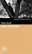 Bild des Verkufers fr Paare, Passanten. Roman. - (=Sddeutsche Zeitung - Bibliothek - 50 groe Romane des 20. Jahrhunderts, ausgewhlt von der Feuilletonredaktion der SZ - Band 38). zum Verkauf von BOUQUINIST