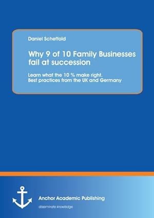Seller image for Why 9 of 10 Family Businesses fail at succession: Learn what the 10 % make right. Best practices from the UK and Germany for sale by AHA-BUCH GmbH