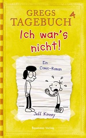 Imagen del vendedor de Gregs Tagebuch 04. Ich war's nicht! a la venta por BuchWeltWeit Ludwig Meier e.K.