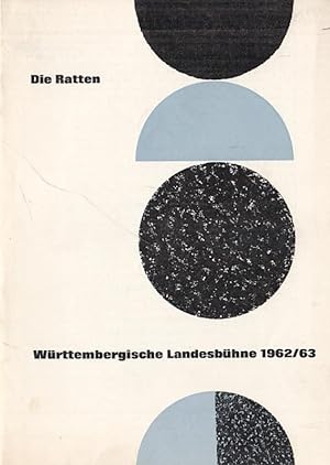 Seller image for Programmheft zu "Die Ratten" Spielzeit 1962/63 Nummer 6. for sale by Antiquariat Carl Wegner