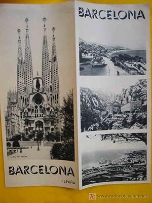 FOLLETO TURÍSTICO : BARCELONA (Tourist brochure)
