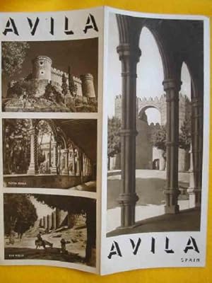 FOLLETO TURÍSTICO : AVILA (Tourist brochure)
