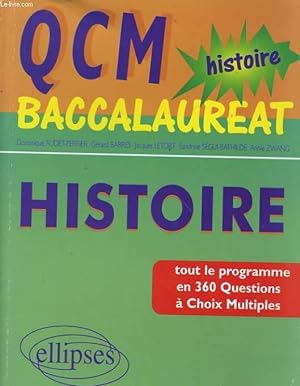 Immagine del venditore per QCM BACCALAUREAT - HISTOIRE venduto da Le-Livre