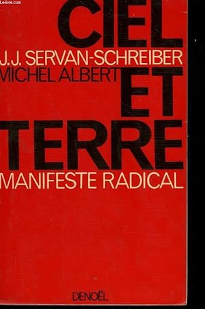 Seller image for CIEL ET TERRE. MANIFESTE RADICAL. for sale by Le-Livre