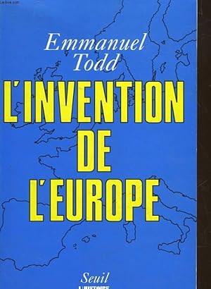 Image du vendeur pour L'INVENTION DE L'EUROPE mis en vente par Le-Livre