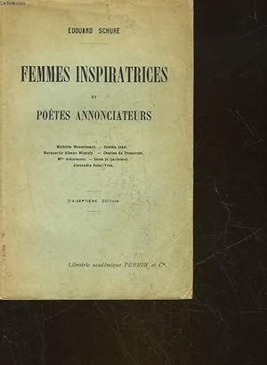 Seller image for FEMMES INSPIRATRICES ET POETES ANNONCIATEURS for sale by Le-Livre