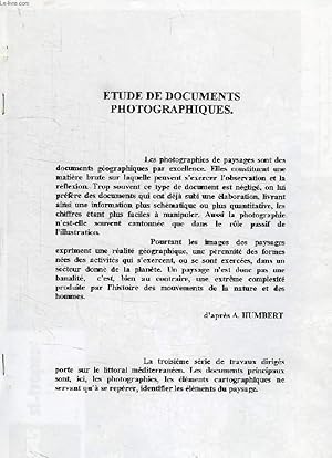 Bild des Verkufers fr ETUDE DE DOCUMENTS PHOTOGRAPHIQUES, SAINT-TROPEZ zum Verkauf von Le-Livre