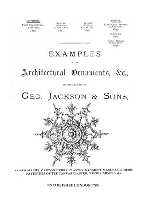 Example of Architectural Ornament, etc., London, 1889,