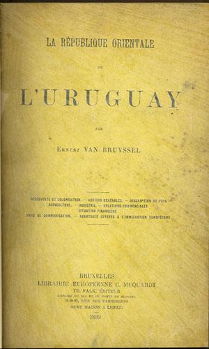 Immagine del venditore per La Rpublique Orientale de L'Uruguay venduto da Kaaterskill Books, ABAA/ILAB