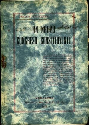 Imagen del vendedor de Un nuevo congreso constituyente a la venta por Kaaterskill Books, ABAA/ILAB