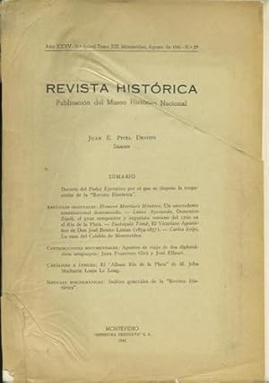 Seller image for Revista Histrica. Publicacin del Museo Histrico Nacional. Ao XXXV. Tomo XIII. Agosto de 1941. No. 37 for sale by Kaaterskill Books, ABAA/ILAB