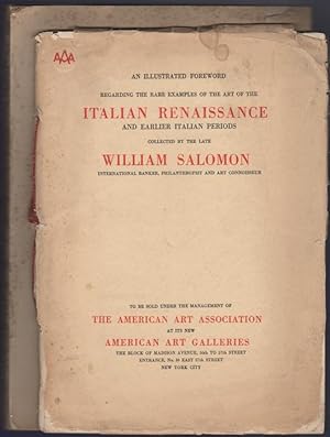 Catalogue of the Art of the French Eighteenth Century and the Italian Renaissance belonging to th...