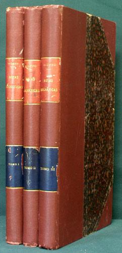 Seller image for Notas biogrficas publicadas en la seccin Efemrides Americanas de "La Nacin" en los aos 1907-1909. [Three Volumes of Four] for sale by Kaaterskill Books, ABAA/ILAB