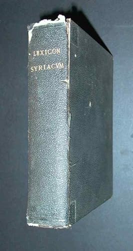Lexicon Syriacum ex eius Lexico Heptaglotto seorsim typis describi curavit atque sua adnotata adi...