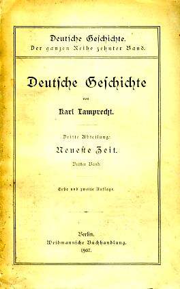 Seller image for Deutsche Geschichte. Dritte Abteilung: Neueste Zeit. Dritter Band. for sale by Fundus-Online GbR Borkert Schwarz Zerfa
