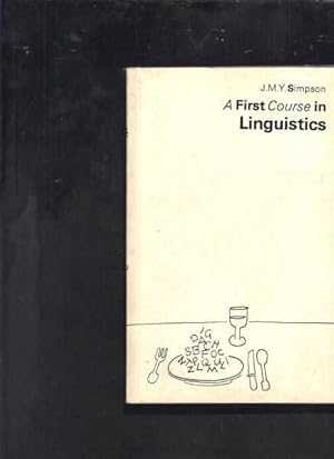 Seller image for A First Course in Linguistics for sale by Berry Books